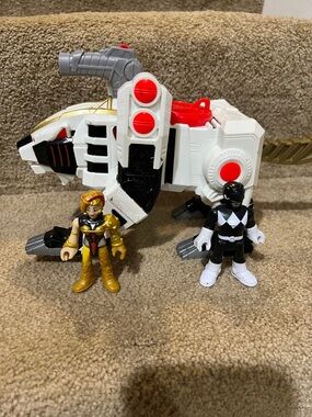 Fisher-Price Imaginext Power Rangers White Tiger Zord - MMPR - Mighty Morphin
